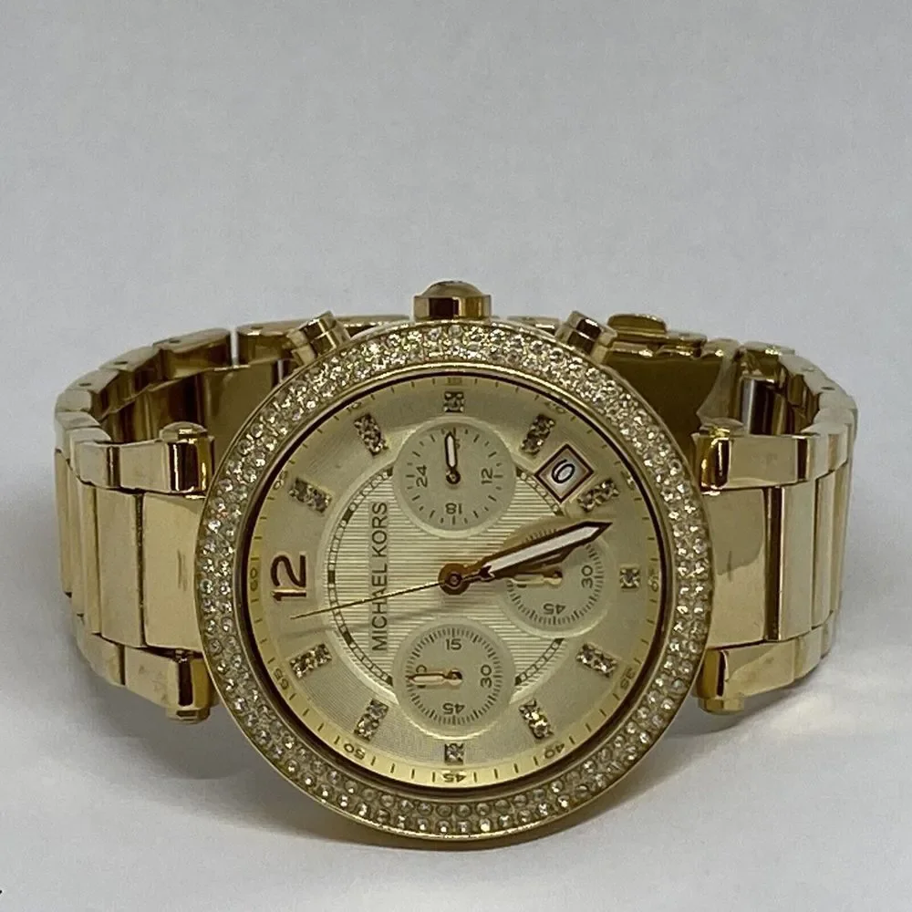 Michael Kors Parker MK5354 Womens Stainless Steel Analog Dial Quartz Watch NO105 - Picture 7 of 12